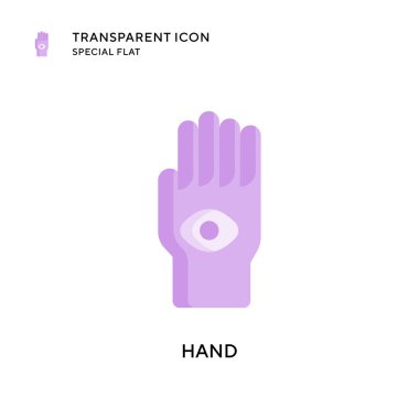 El vektör simgesi. Düz çizim. EPS 10 vektörü.