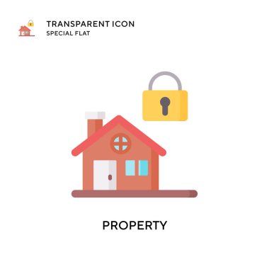 Özellik vektör simgesi. Düz çizim. EPS 10 vektörü.