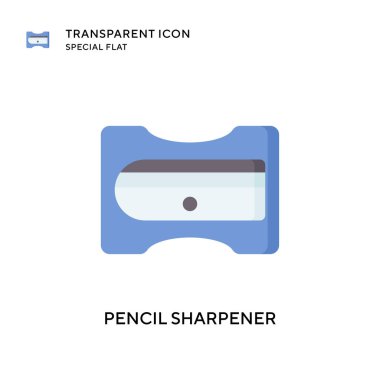 Kalem açacağı vektör simgesi. Düz çizim. EPS 10 vektörü.
