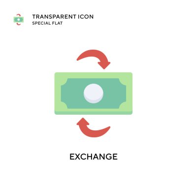 Vektör simgesini değiştir. Düz çizim. EPS 10 vektörü.
