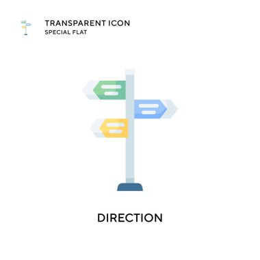 Yönlendirme vektör simgesi. Düz çizim. EPS 10 vektörü.