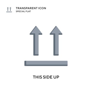 Bu kenar vektör simgesi. Düz çizim. EPS 10 vektörü.