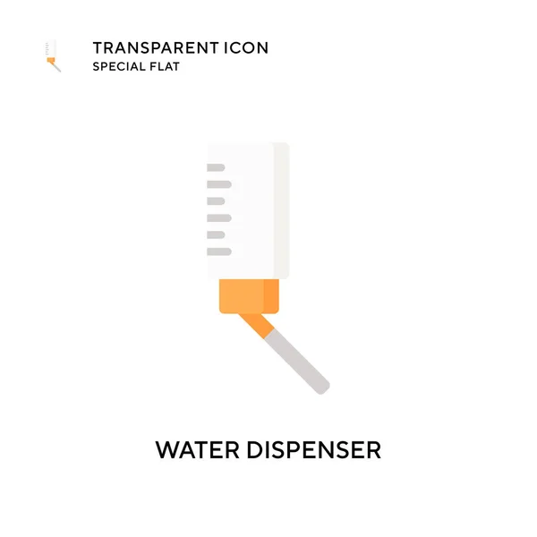 Wasserspender Vektor Symbol Flache Illustration Eps Vektor — Stockvektor