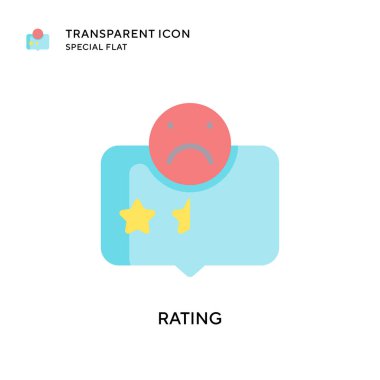 Beğeni vektörü simgesi. Düz çizim. EPS 10 vektörü.