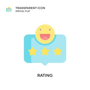 Beğeni vektörü simgesi. Düz çizim. EPS 10 vektörü.