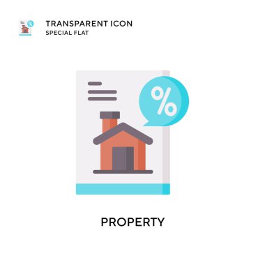 Özellik vektör simgesi. Düz çizim. EPS 10 vektörü.