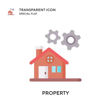 Özellik vektör simgesi. Düz çizim. EPS 10 vektörü.