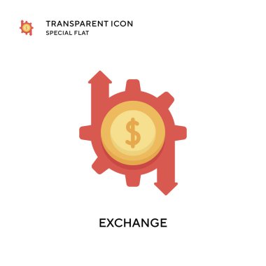 Vektör simgesini değiştir. Düz çizim. EPS 10 vektörü.