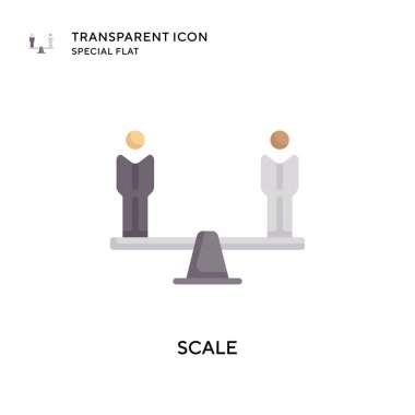 Vektör simgesini ölçekle. Düz çizim. EPS 10 vektörü.