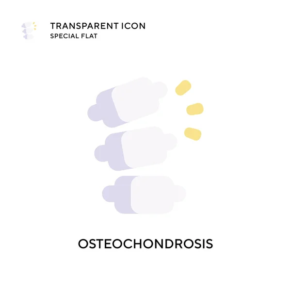 Osteochondrosis矢量图标 平面风格的插图 Eps 10病媒 — 图库矢量图片