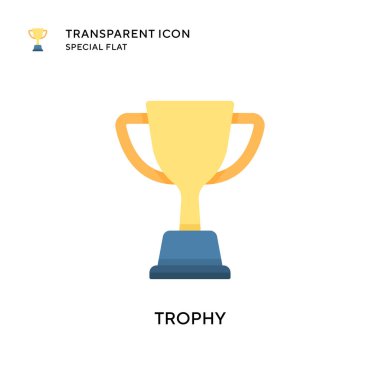 Ödül vektör simgesi. Düz çizim. EPS 10 vektörü.