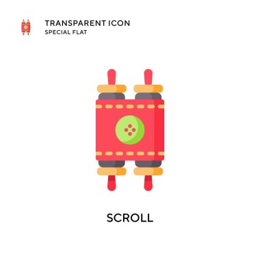 Vektör simgesini kaydır. Düz çizim. EPS 10 vektörü.