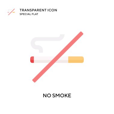 Duman vektör simgesi yok. Düz çizim. EPS 10 vektörü.