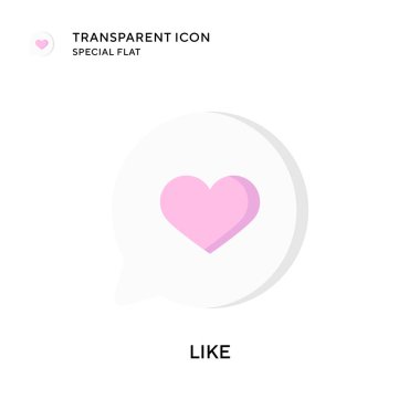 Vektör simgesi gibi. Düz çizim. EPS 10 vektörü.