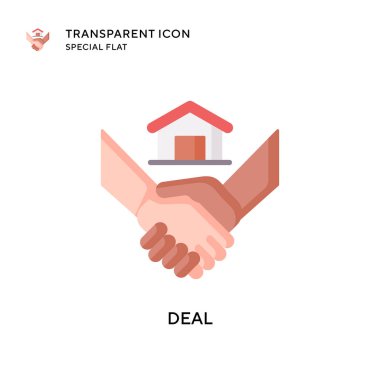 Vektör simgesi dağıt. Düz çizim. EPS 10 vektörü.