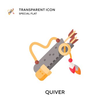 Titrek vektör simgesi. Düz çizim. EPS 10 vektörü.