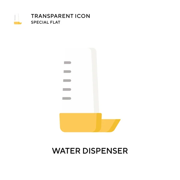 Icono Del Vector Del Dispensador Agua Ilustración Estilo Plano Eps — Vector de stock