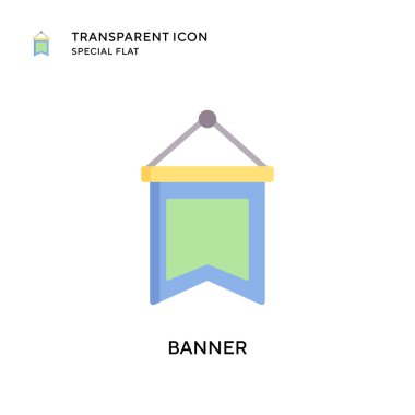 Sancak vektör simgesi. Düz çizim. EPS 10 vektörü.