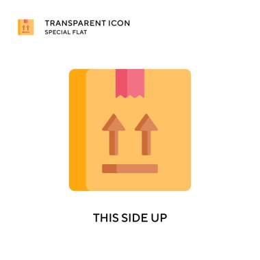 Bu kenar vektör simgesi. Düz çizim. EPS 10 vektörü.