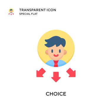 Seçim vektör simgesi. Düz çizim. EPS 10 vektörü.