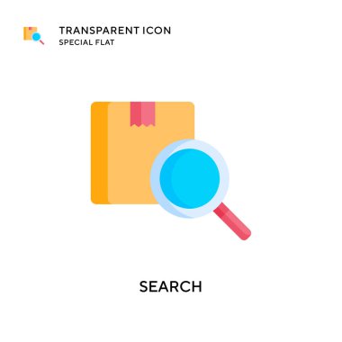 Arama vektör simgesi. Düz çizim. EPS 10 vektörü.