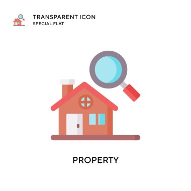 Özellik vektör simgesi. Düz çizim. EPS 10 vektörü.