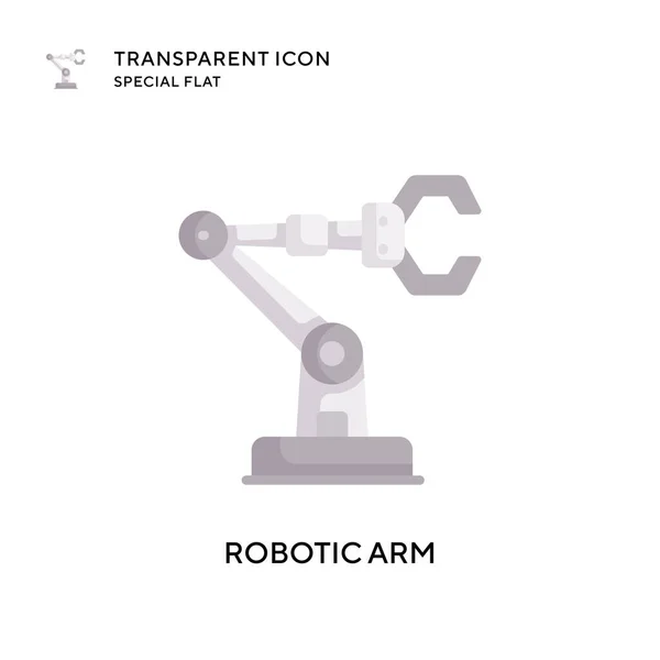 ロボットアームベクトルアイコン フラットスタイルのイラスト Eps 10ベクトル ストックベクター C Edifier