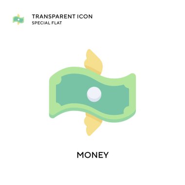 Para vektör simgesi. Düz çizim. EPS 10 vektörü.