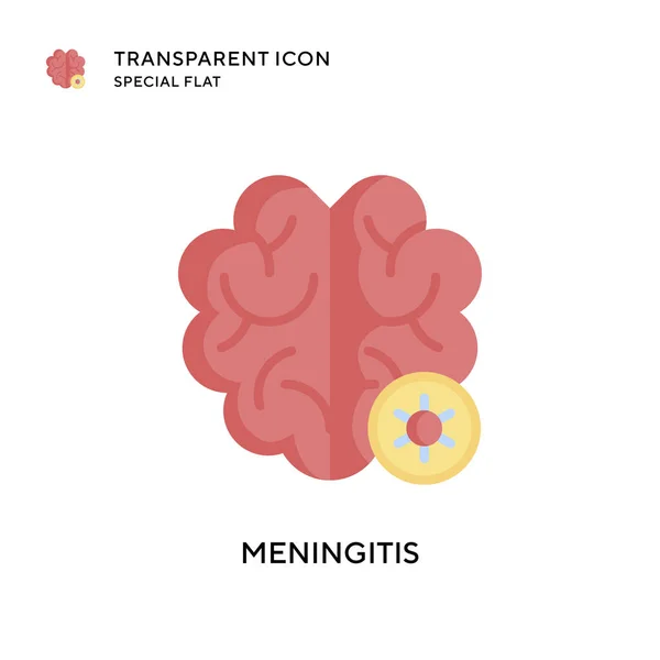 Icono Vector Meningitis Ilustración Estilo Plano Eps Vector — Archivo Imágenes Vectoriales