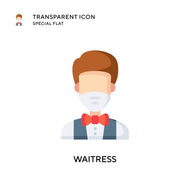 Garson vektör simgesi. Düz çizim. EPS 10 vektörü.