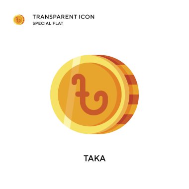 Taka vektör simgesi. Düz çizim. EPS 10 vektörü.