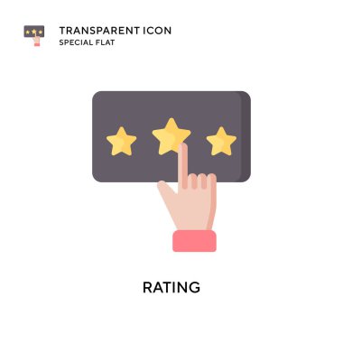 Beğeni vektörü simgesi. Düz çizim. EPS 10 vektörü.