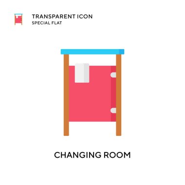 Oda vektör simgesi değiştiriliyor. Düz çizim. EPS 10 vektörü.