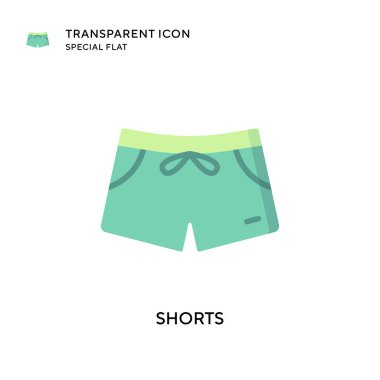 Kısa vektör simgesi. Düz çizim. EPS 10 vektörü.