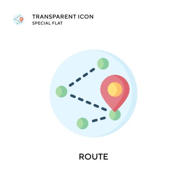Yönlendirme simgesi. Düz çizim. EPS 10 vektörü.