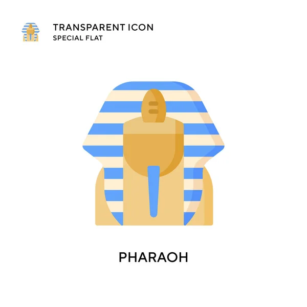 Фараон Векторна Піктограма Ілюстрація Плоского Стилю Вектор Eps — стоковий вектор