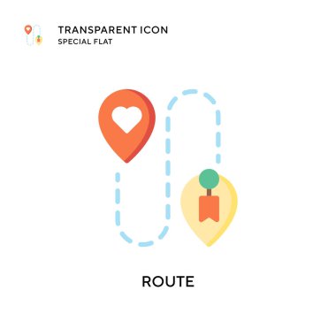 Yönlendirme simgesi. Düz çizim. EPS 10 vektörü.