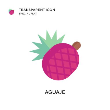 Aguaje vektör simgesi. Düz çizim. EPS 10 vektörü.