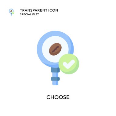 Vektör simgesini seçin. Düz çizim. EPS 10 vektörü.