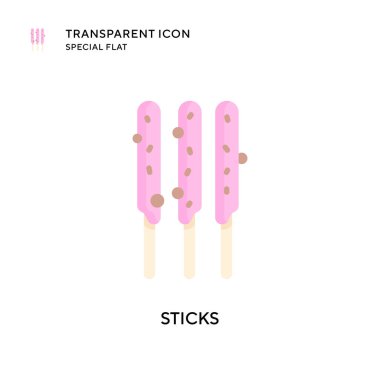 Vektör simgesine yapışır. Düz çizim. EPS 10 vektörü.