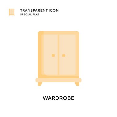 Kostüm vektör simgesi. Düz çizim. EPS 10 vektörü.