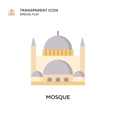 Cami vektör simgesi. Düz çizim. EPS 10 vektörü.