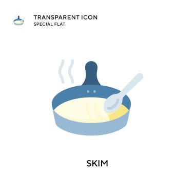 Kaymaksız vektör simgesi. Düz çizim. EPS 10 vektörü.