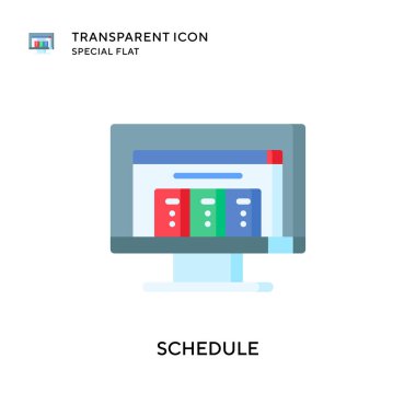Vektör simgesini ayarla. Düz çizim. EPS 10 vektörü.