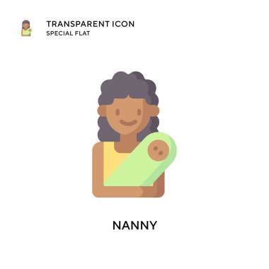 Dadı vektör simgesi. Düz çizim. EPS 10 vektörü.