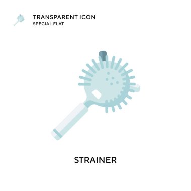 Süzgeç vektör simgesi. Düz çizim. EPS 10 vektörü.