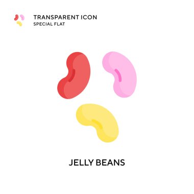 Jelibon vektör ikonu. Düz çizim. EPS 10 vektörü.