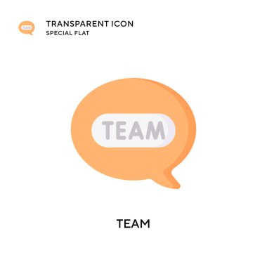 Takım vektör ikonu. Düz çizim. EPS 10 vektörü.