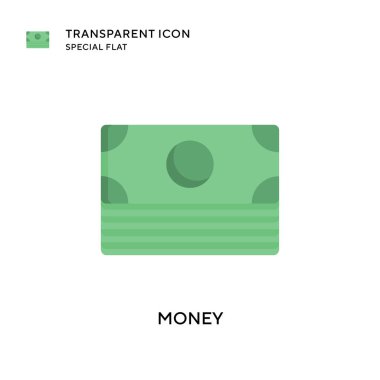 Para vektör simgesi. Düz çizim. EPS 10 vektörü.