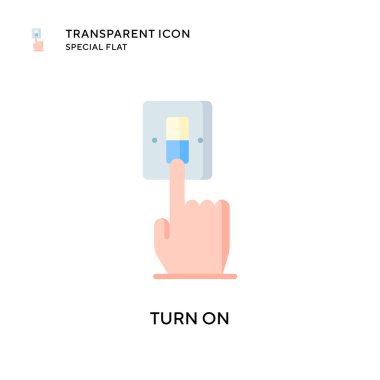 Vektör simgesini aç. Düz çizim. EPS 10 vektörü.